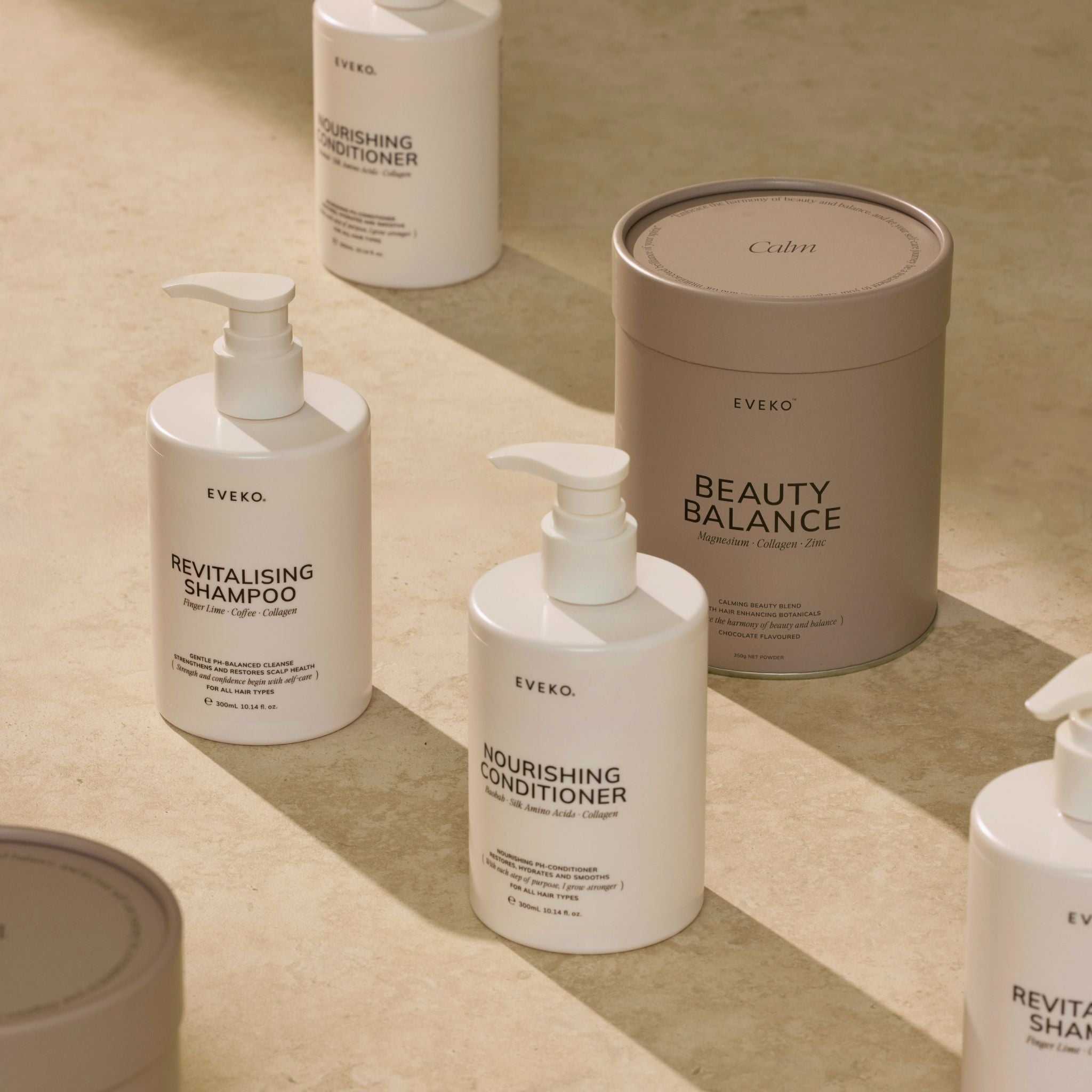 EVEKO Shampoo & Conditioner with FREE Beauty Balance 'Calm'